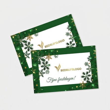 Magnet van 15 x 10 cm, gepersonaliseerd met logo en tekst – Merry Christmas