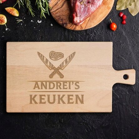 Op maat gemaakte snijplank - Messen