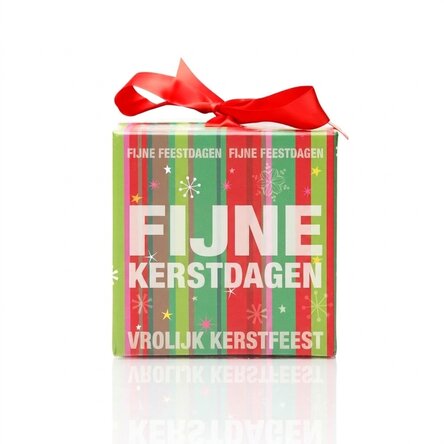 Kerstcadeaudoos – model met sneeuwvlokken