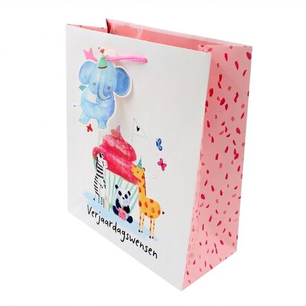 Cadeauzakje - model 'Birthday wishes'
