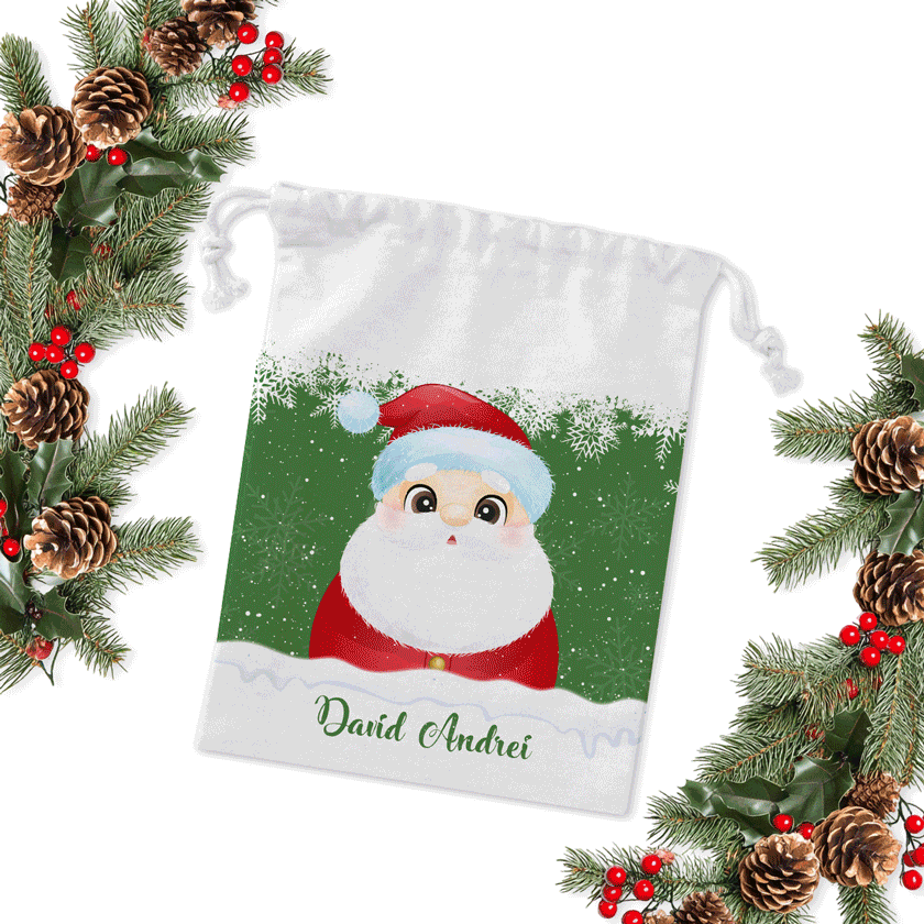 Kleine cadeautasje, gepersonaliseerd met naam - Merry Christmas