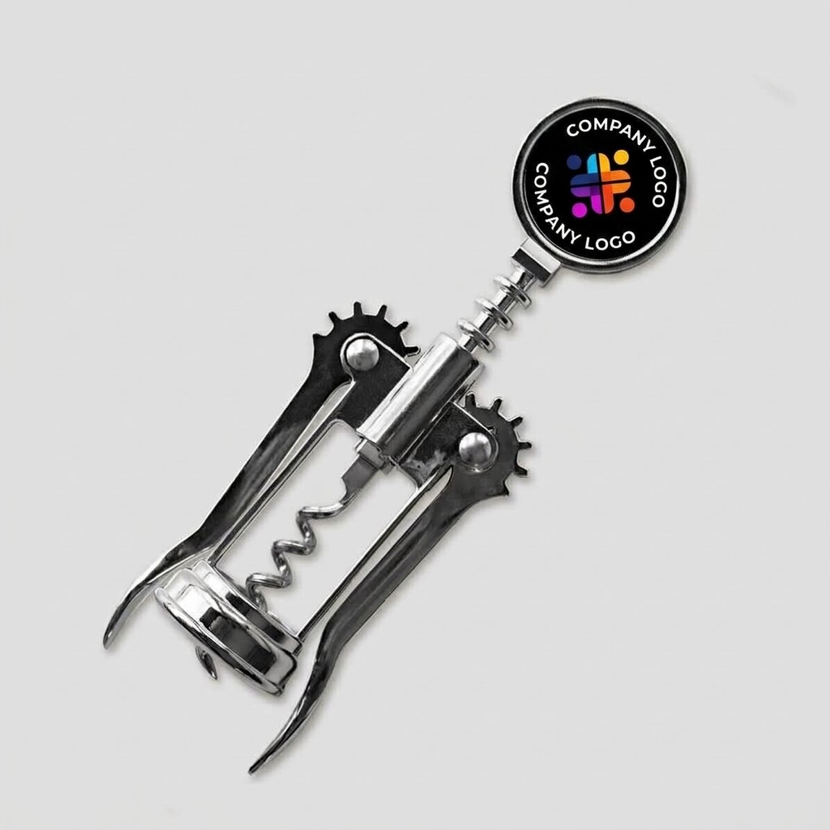 Gepersonaliseerde tirbuson met logo en tekst