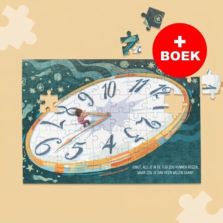 Puzzelset van 28 x 19 cm en het boekje ‘De cirkel’