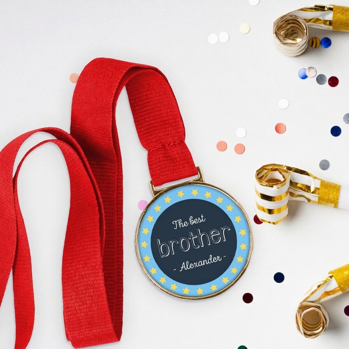Gepersonaliseerde medaille met tekst - De beste