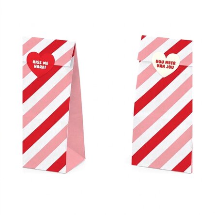 Set cadeautasjes - Sweet love