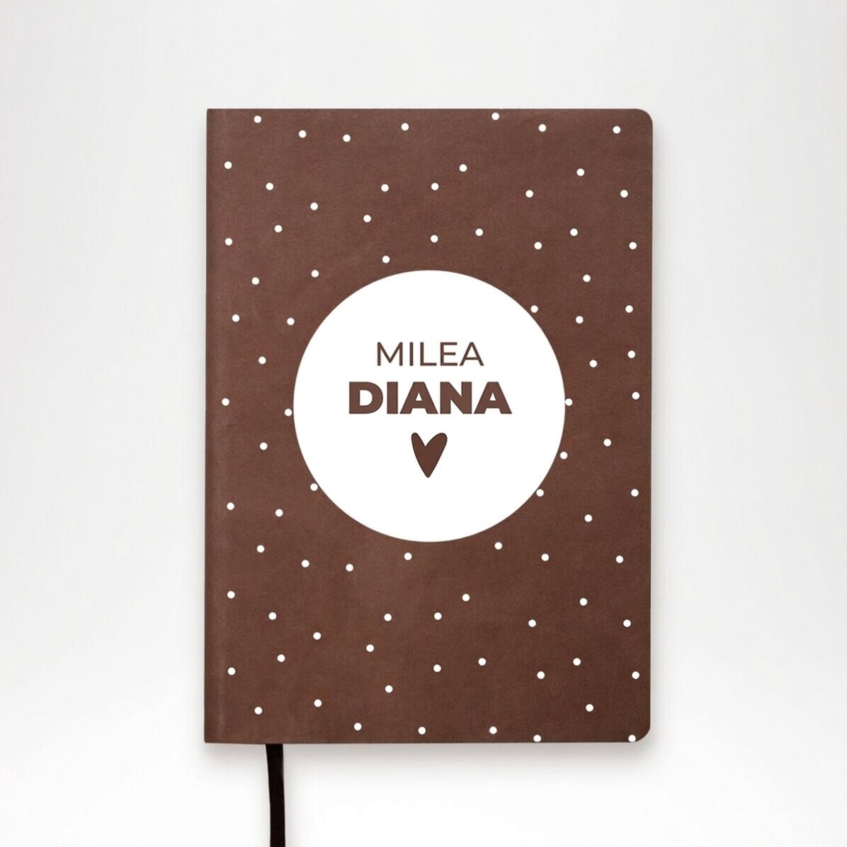 Gepersonaliseerde agenda met naam - Heart