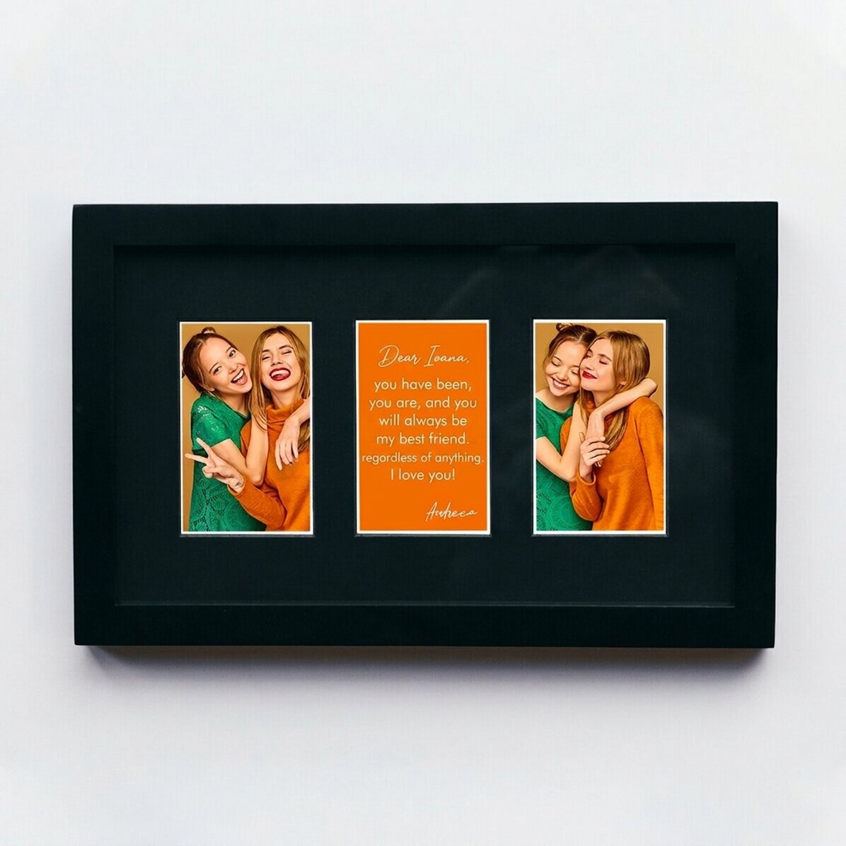 Gepersonaliseerd schilderij met 2 foto