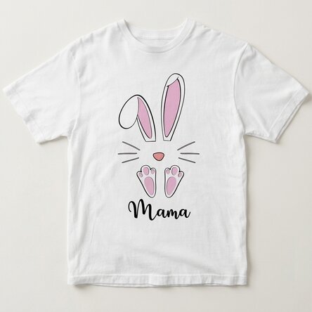 T-shirt met eigen tekst - Konijntje