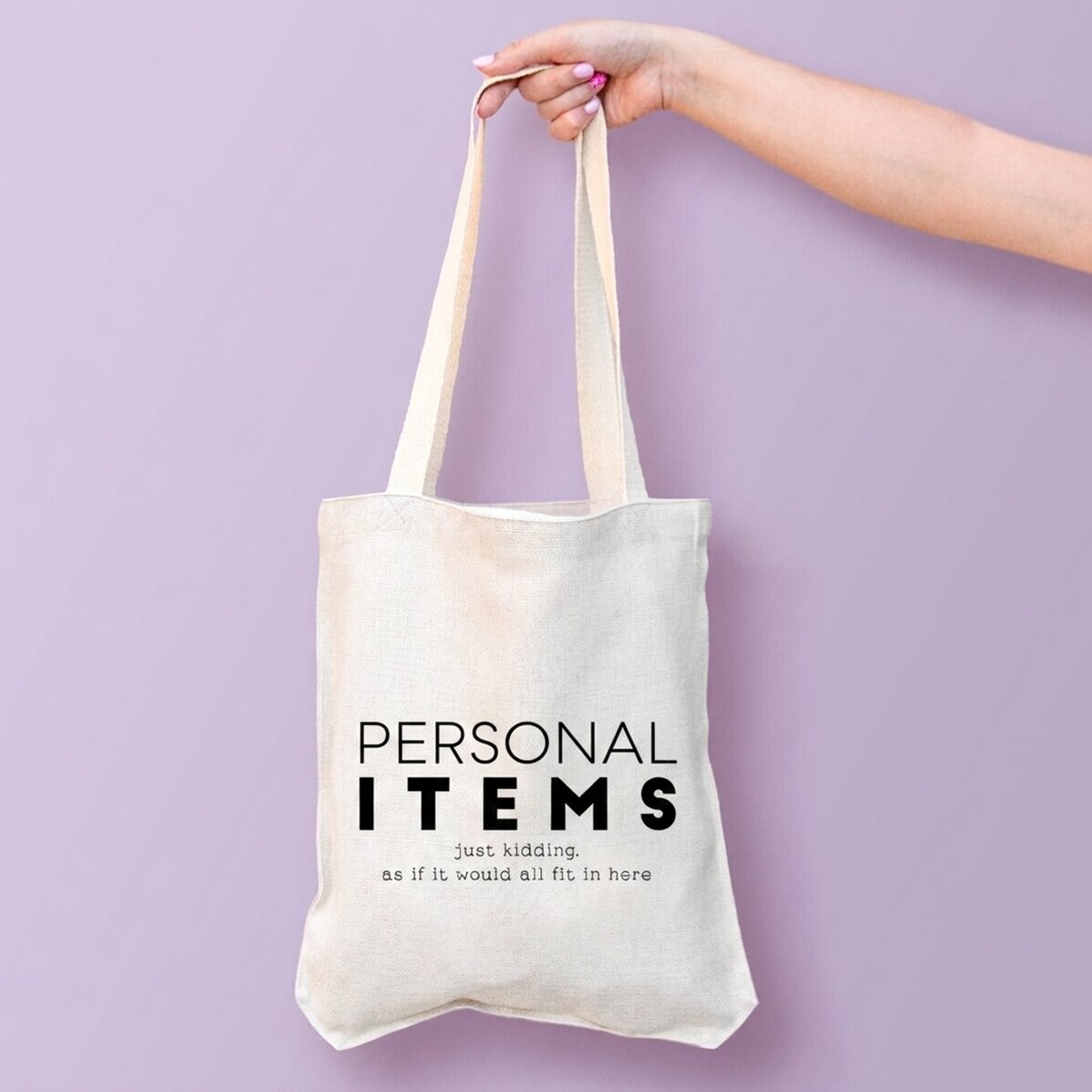 Gepersonaliseerde tas met tekst - Emotional Baggage