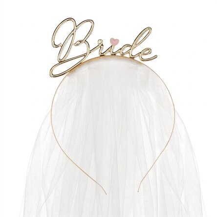 Gouden kroon voor het vrijgezellenfeest - Bride
