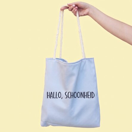 Gepersonaliseerde tas met tekst - Ciao, bella