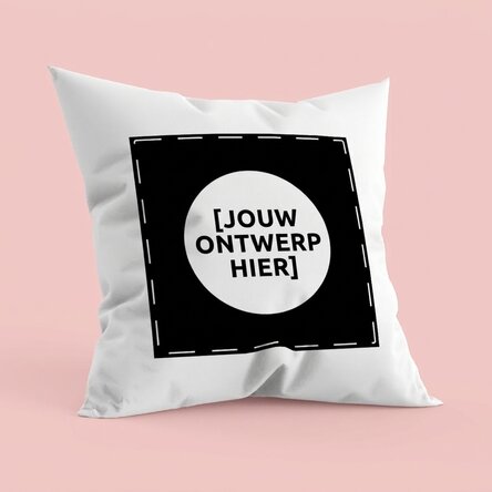 Een gepersonaliseerd kussen met jouw ontwerp