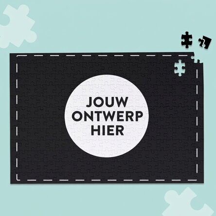 Gepersonaliseerde puzzel met jouw afbeelding, 40 x 28,5 cm