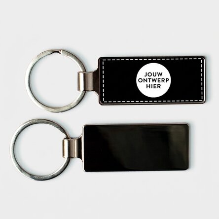 Gepersonaliseerde sleutelhanger met jouw ontwerp