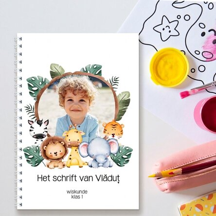 Gepersonaliseerde notitieboekjes met een foto en tekst - Animalute
