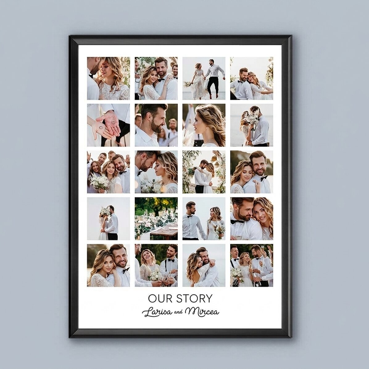 Gepersonaliseerd schilderij met 20 foto