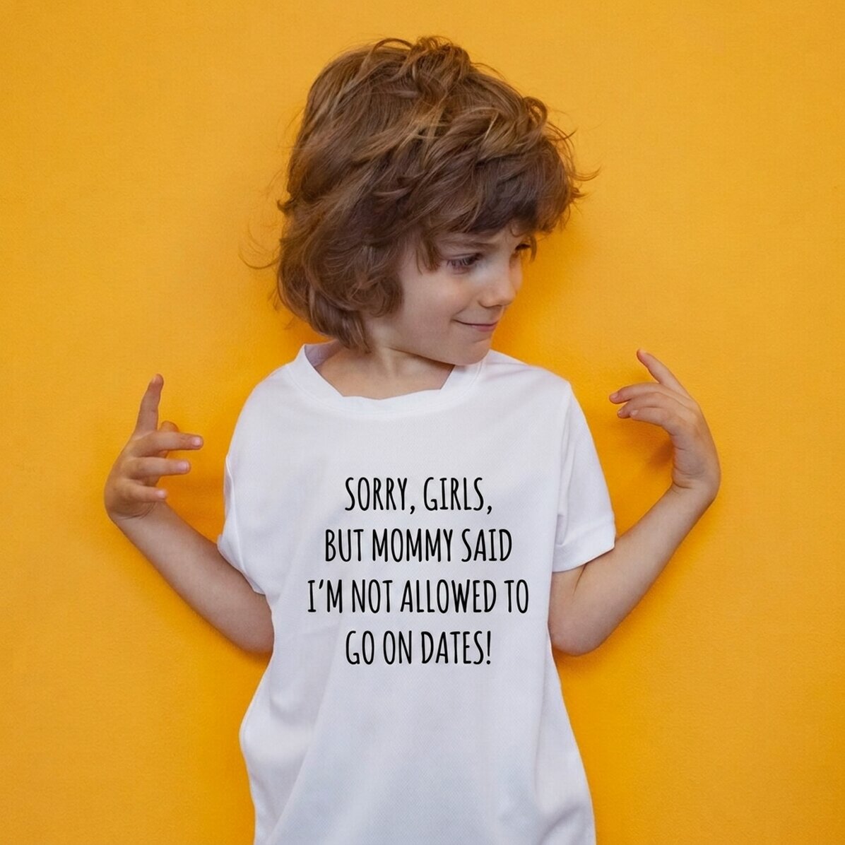 Sportshirt voor kinderen, gepersonaliseerd met een tekst