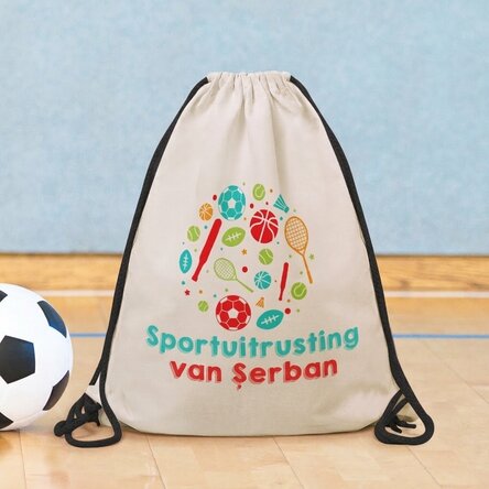 Rugzak met eigen tekst - Sportuitrusting