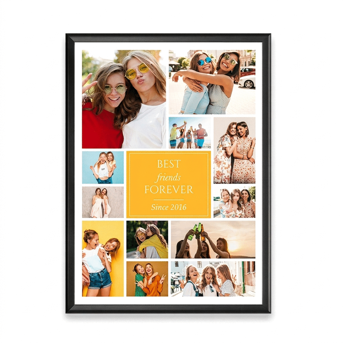 Gepersonaliseerd schilderij met 12 foto