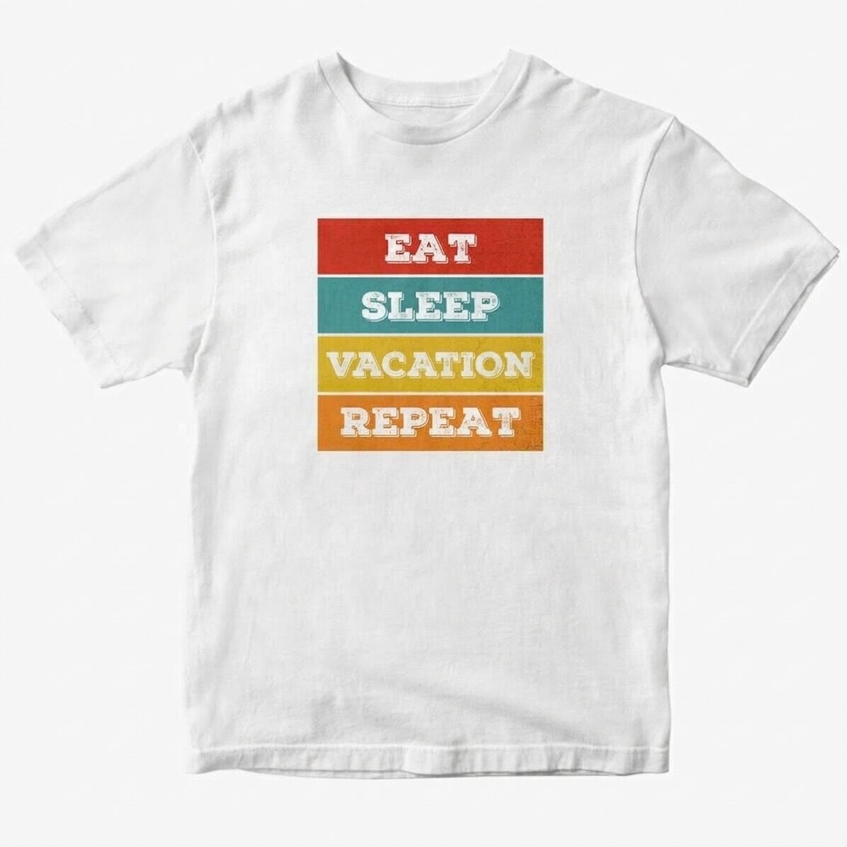 Personalised T-shirt with text - Eat. Sleep...