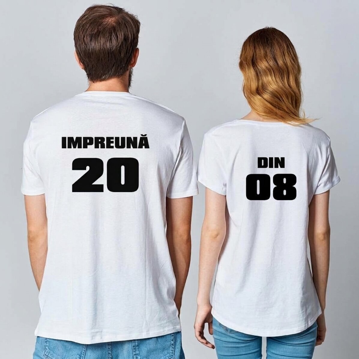 T-shirt met eigen tekst en nummer op de rug