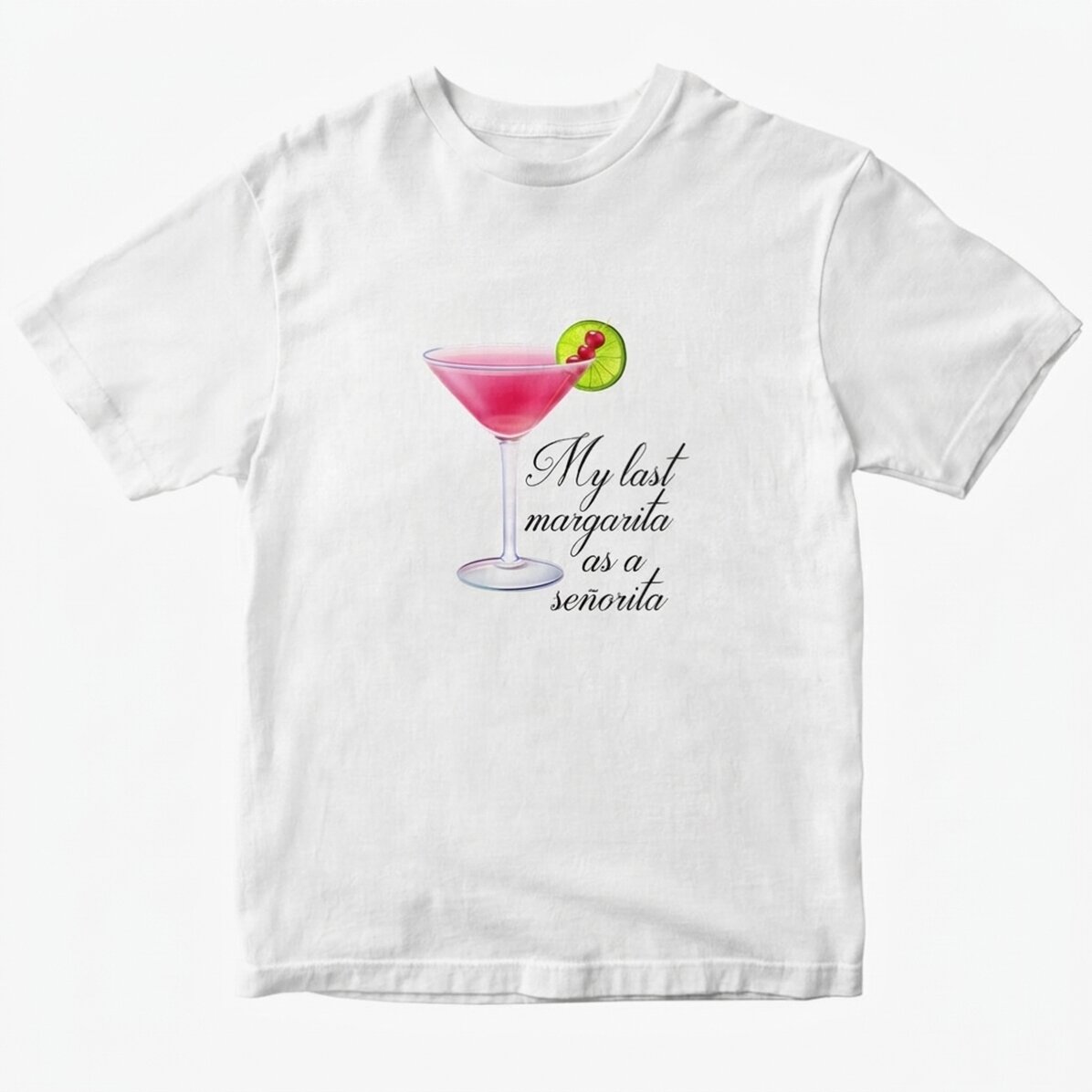 Gepersonaliseerd katoenen T-shirt voor de aanstaande bruid - Margarita