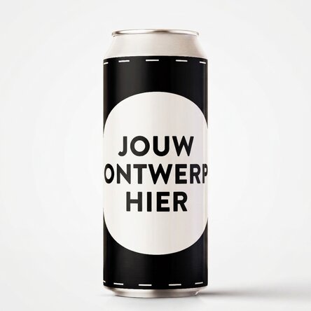 Bier in een blikje met jouw eigen ontwerp