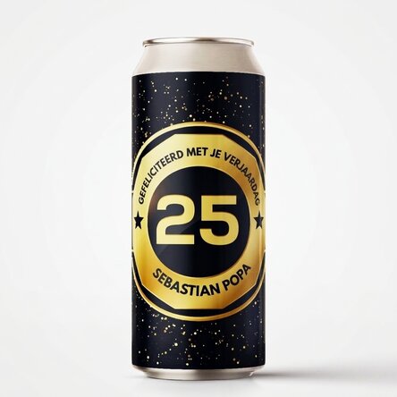 Bier in een blikje met gepersonaliseerde tekst - Birthday Beer