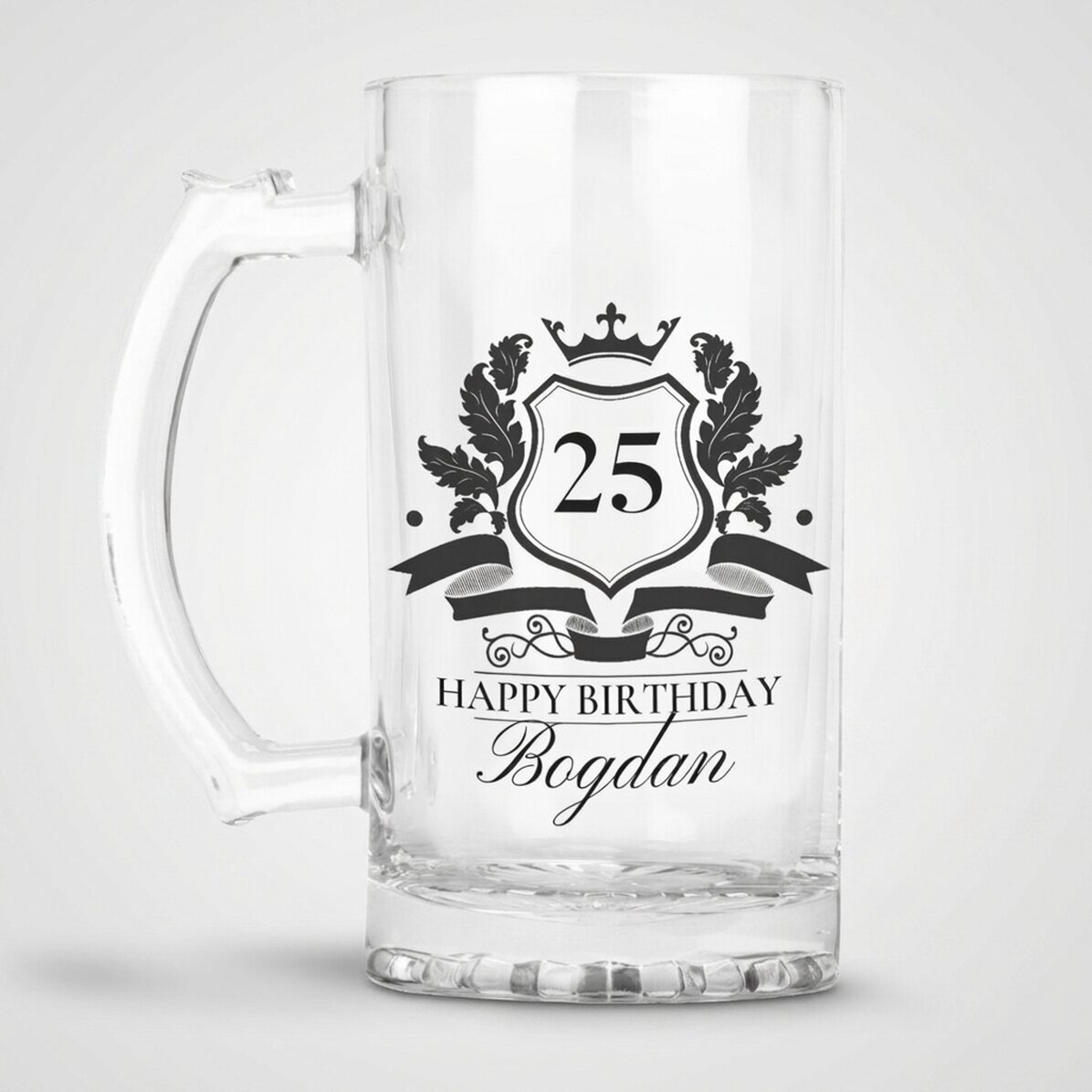 Gepersonaliseerde bierpul met tekst - Royalty