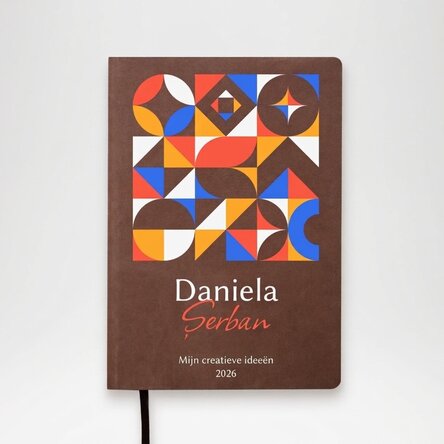 Gepersonaliseerde agenda met tekst - Creatieve ideeën