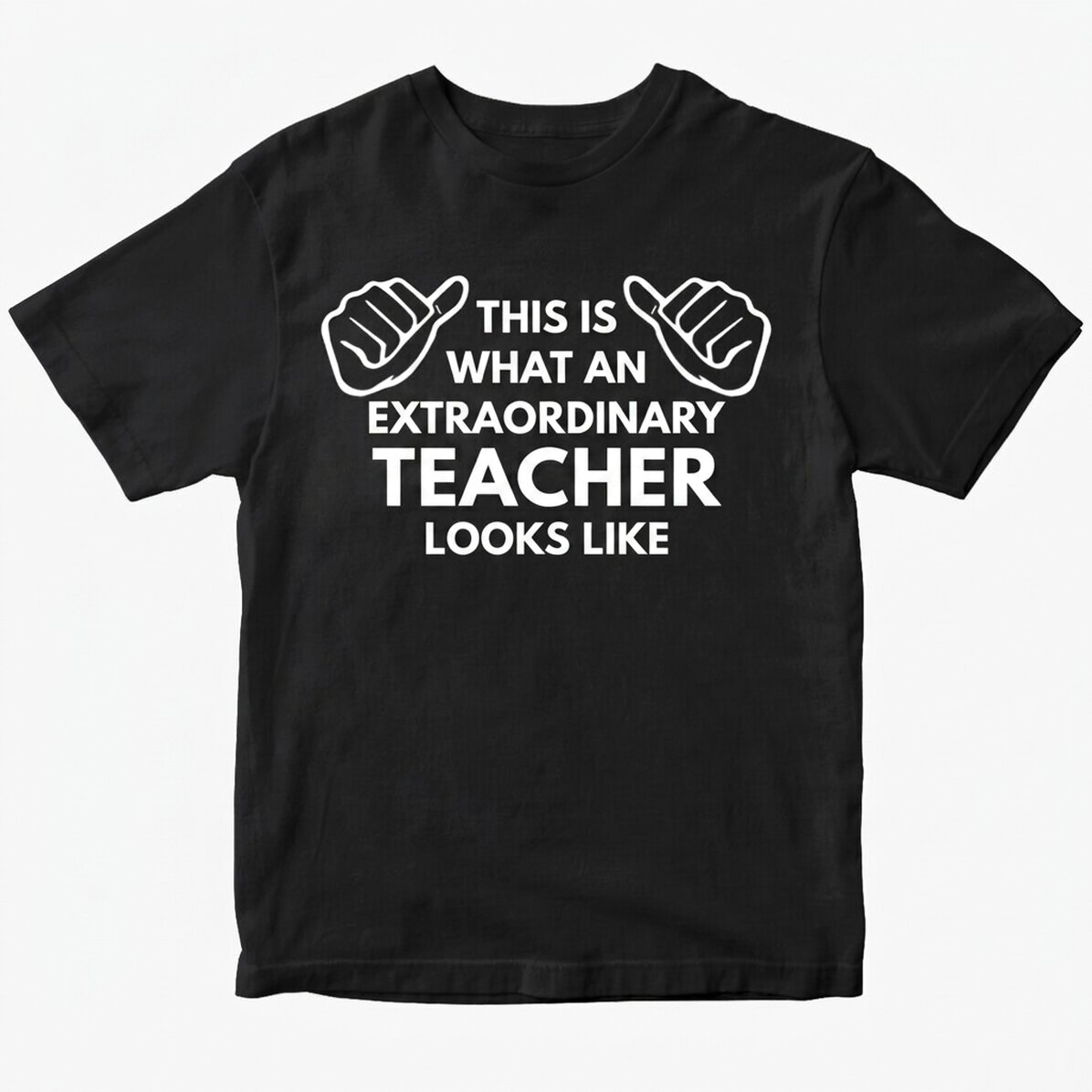 Katoenen T-shirt met gepersonaliseerde tekst - Zo ziet het eruit...