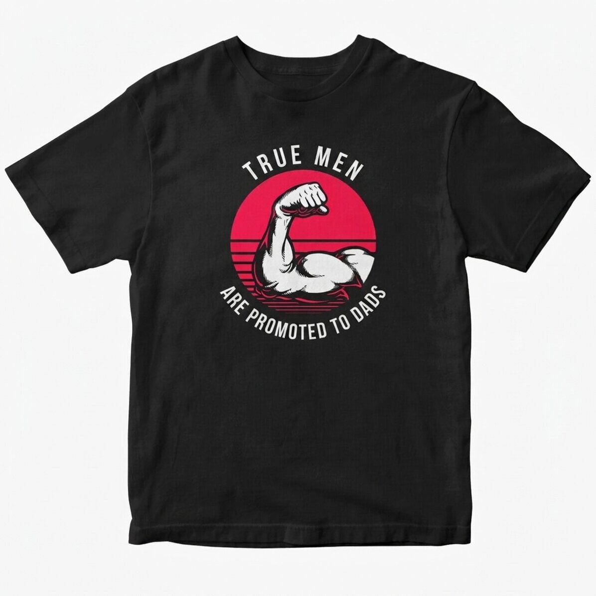 Katoenen T-shirt met gepersonaliseerde tekst - Echte mannen