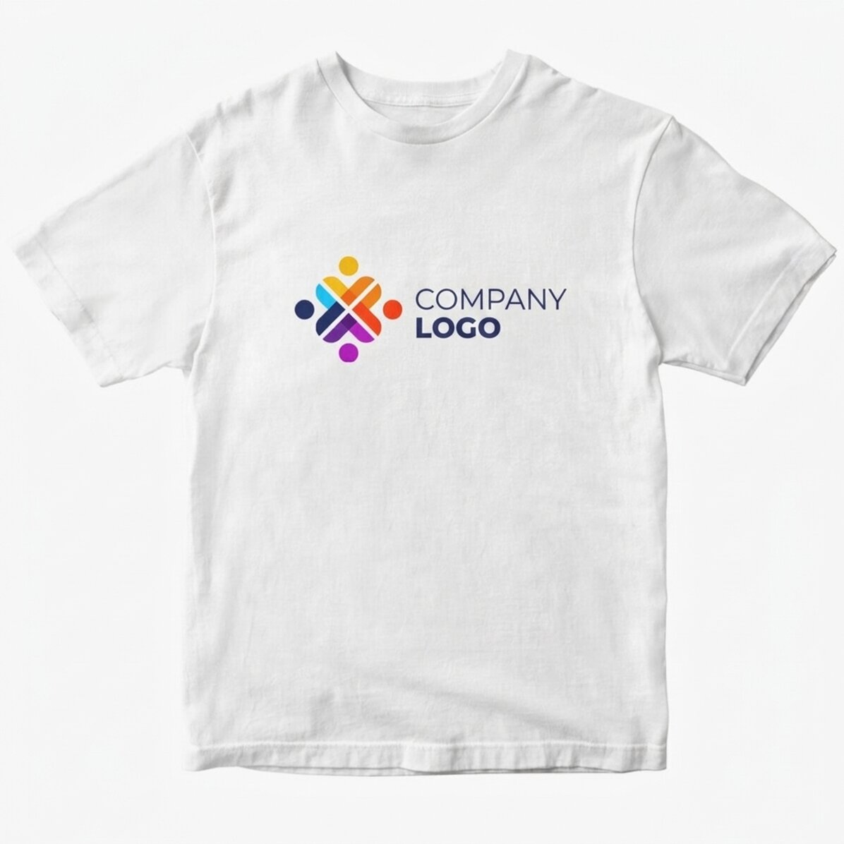 Gepersonaliseerd katoenen T-shirt met landscape-logo