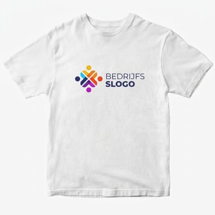 Gepersonaliseerd katoenen T-shirt met landscape-logo