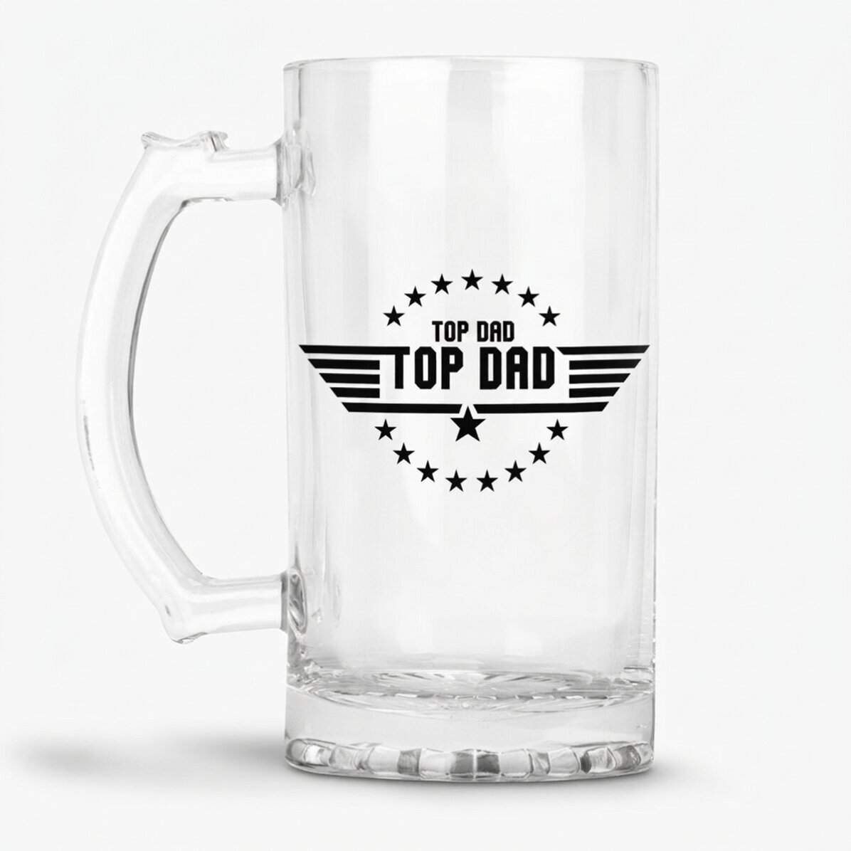 Gepersonaliseerde bierpul met tekst - Top Dad