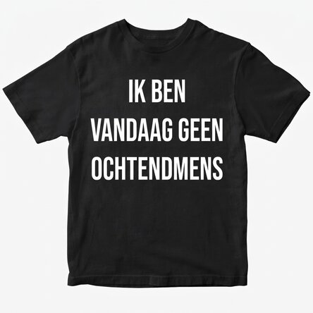 Katoenen T-shirt met gepersonaliseerde tekst