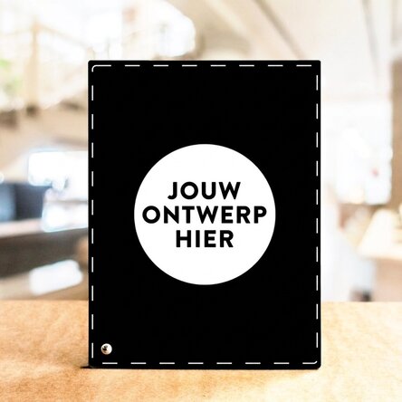 Gepersonaliseerde fotolijst voor op het bureau met jouw afbeelding