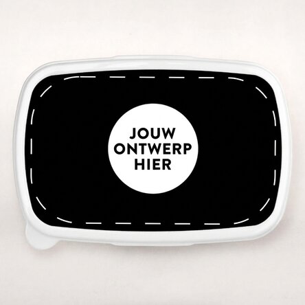 Lunchbox, gepersonaliseerde opbergdoos met jouw eigen ontwerp