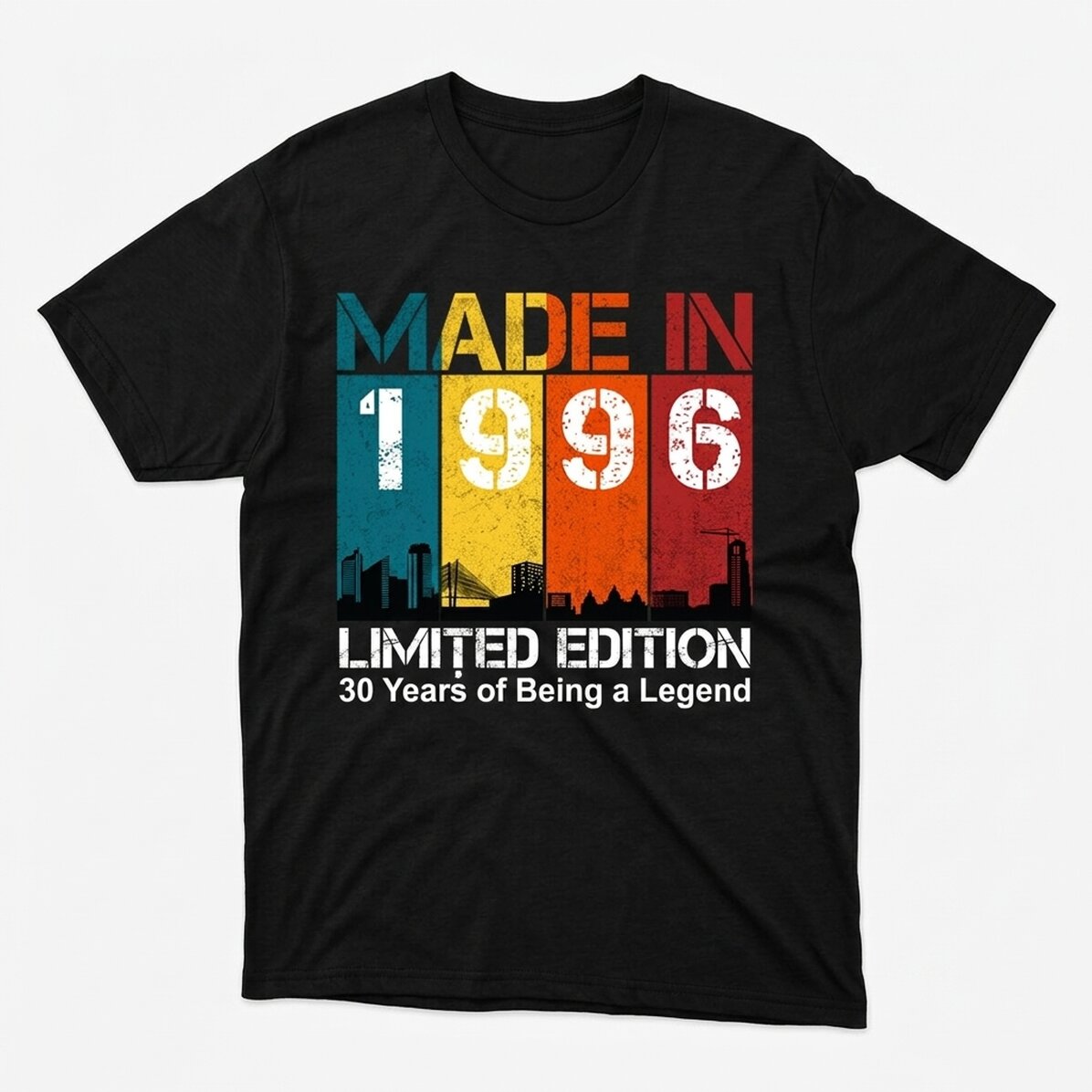 Katoenen T-shirt met gepersonaliseerde tekst - Made in