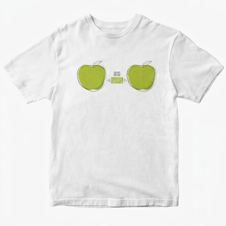 Katoenen T-shirt met gepersonaliseerde tekst - MERE