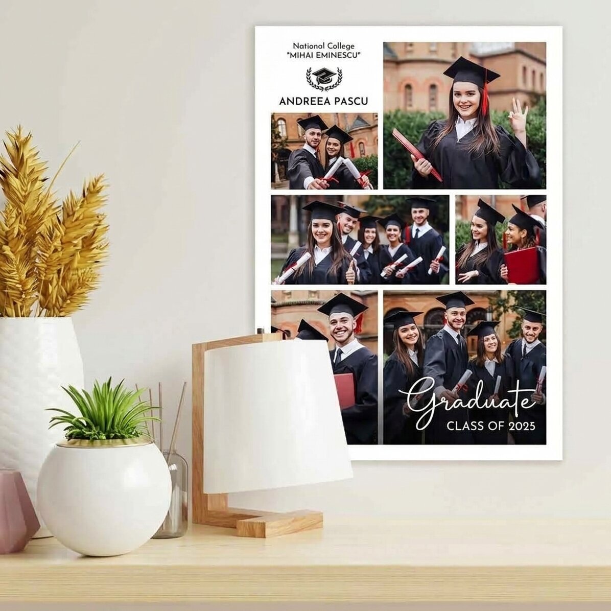 Gepersonaliseerde poster met 6 foto
