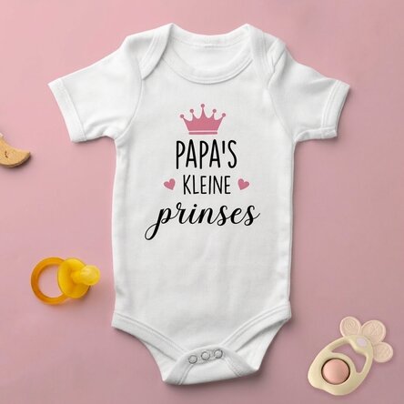 Gepersonaliseerd rompertje voor baby's met tekst - Baby