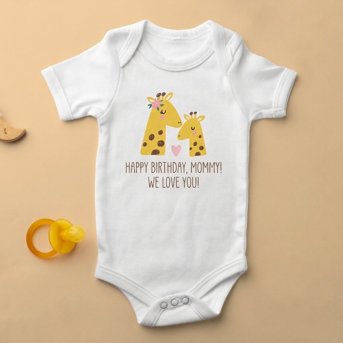 Gepersonaliseerd kinderpakje met een boodschap voor moeders