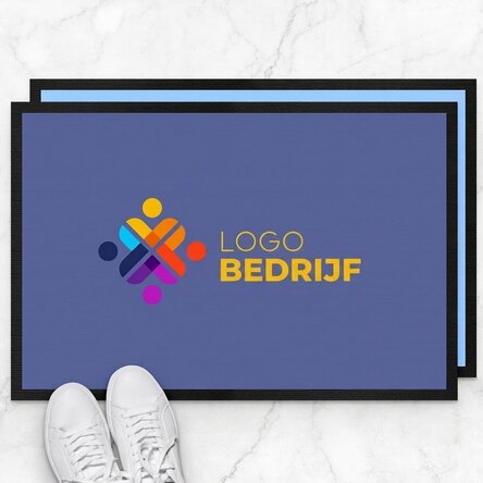 Op maat gemaakte deurmat met logo