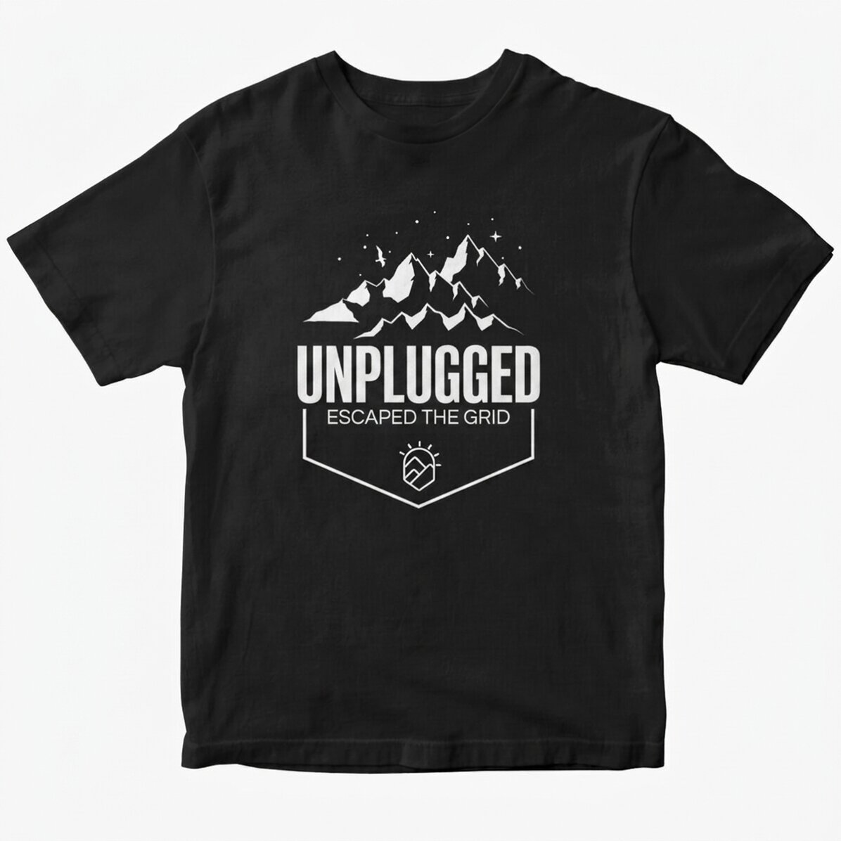 Katoenen T-shirt met eigen tekst - Offline