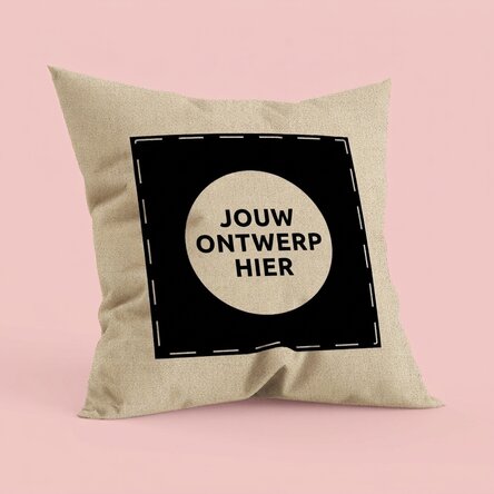 Een gepersonaliseerd kussen met jouw ontwerp - In