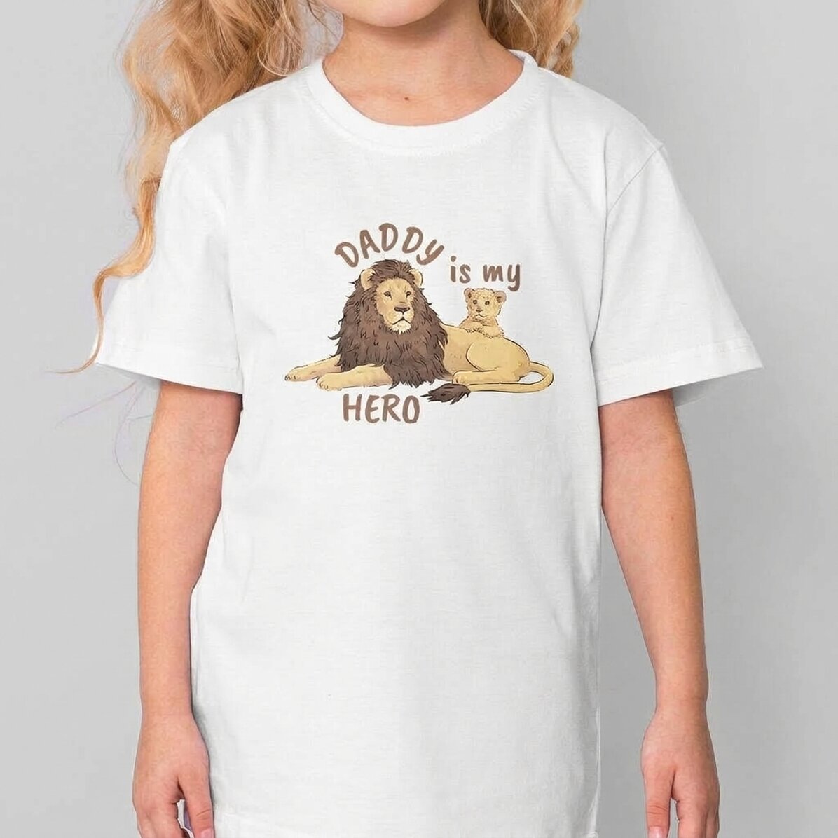 Katoenen T-shirt voor kinderen, gepersonaliseerd met de tekst: 