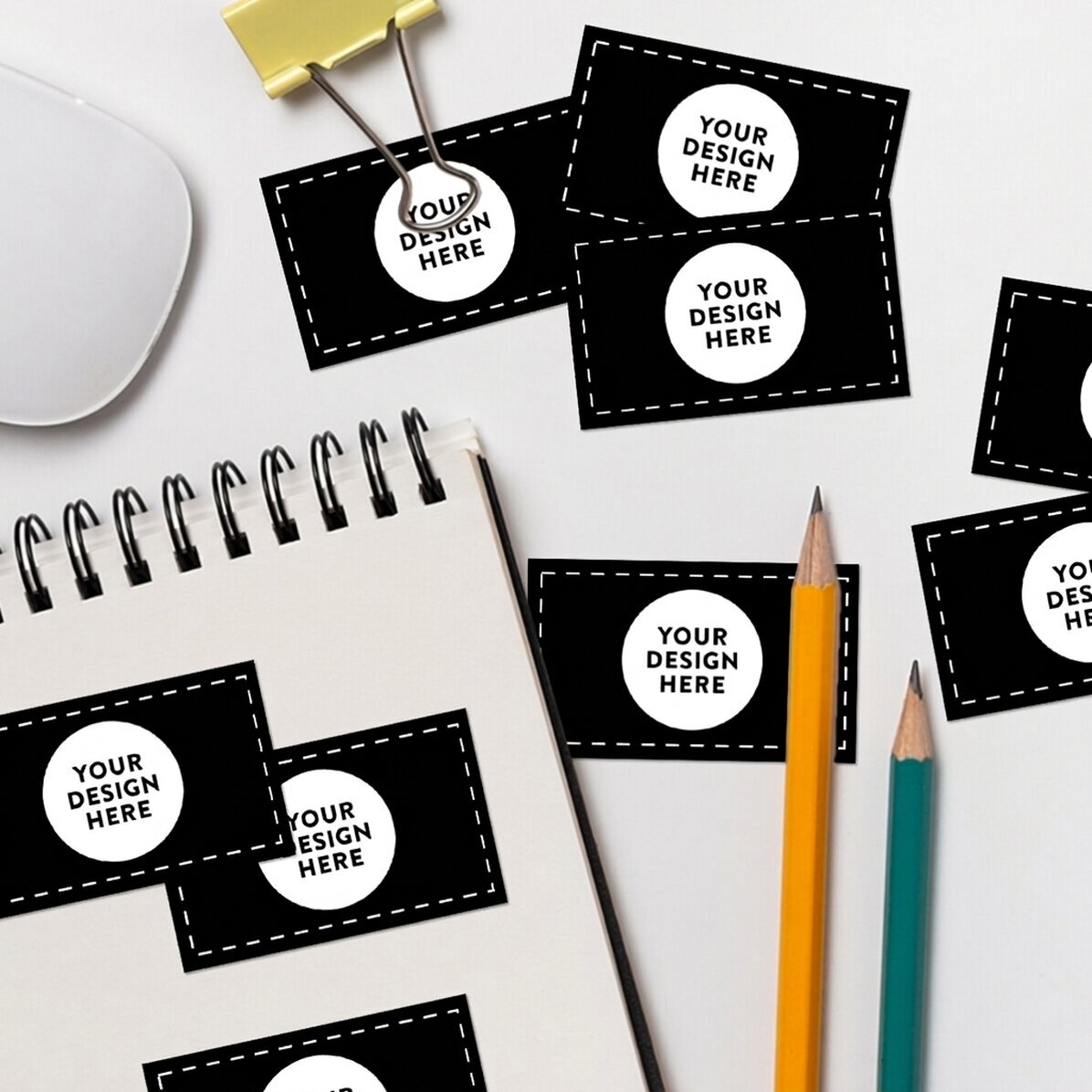 Set stickers (zelfklevende etiketten) met jouw eigen ontwerp