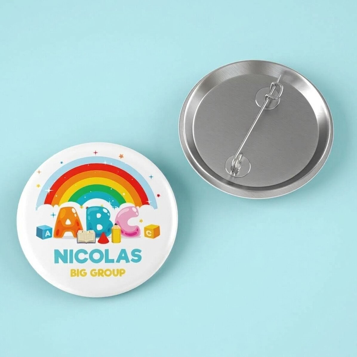 Gepersonaliseerd naamplaatje voor de kleintjes - Kleuterschool
