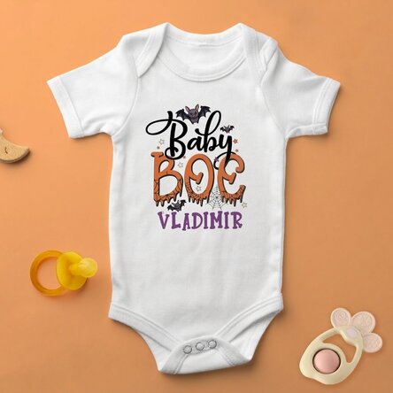 Body voor kinderen, gepersonaliseerd met naam - Baby Boo